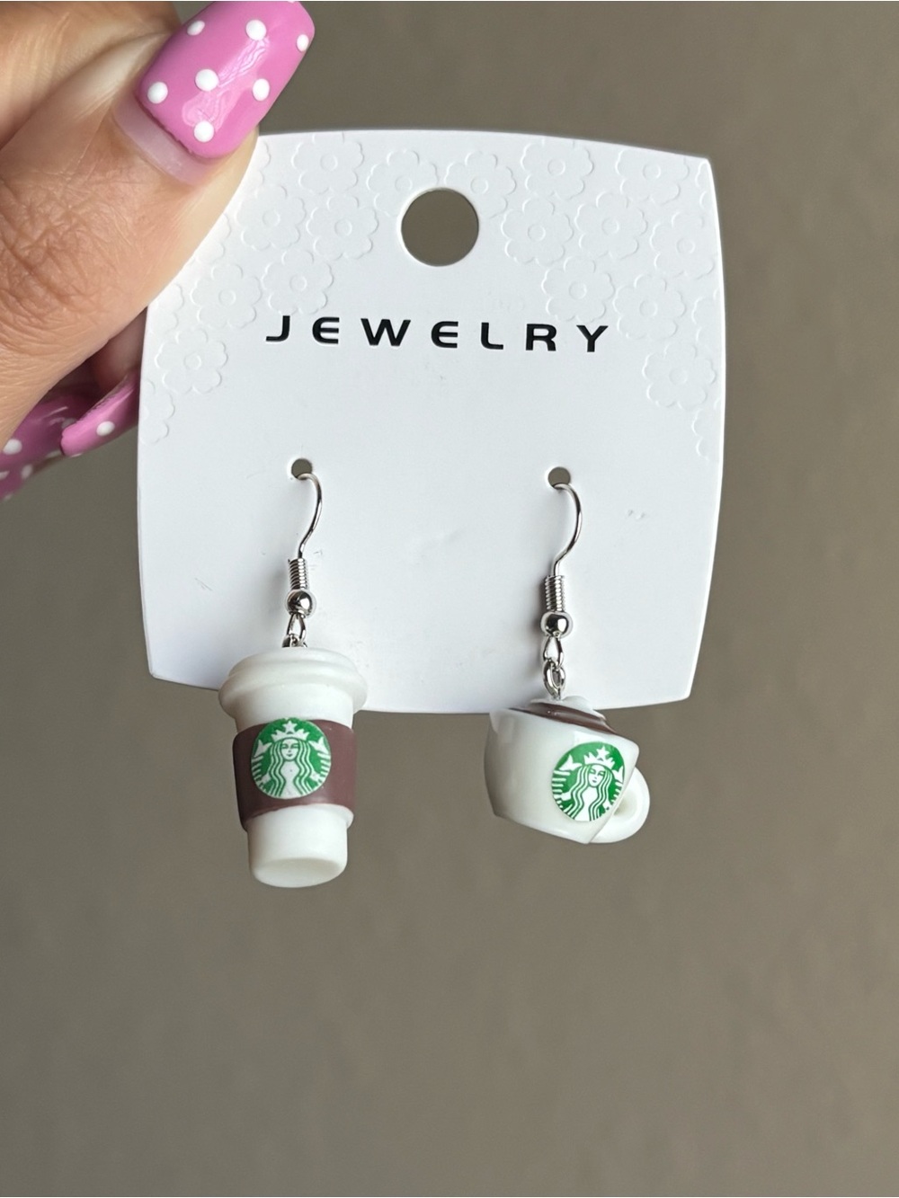 Starbucks Coffee Cup Dangle Earrings